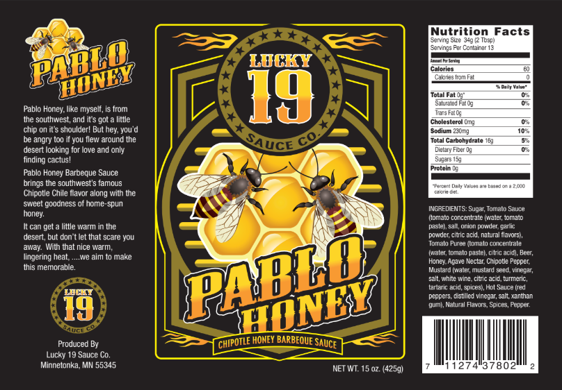 Pablo Honey - Chipotle Honey BBQ Sauce